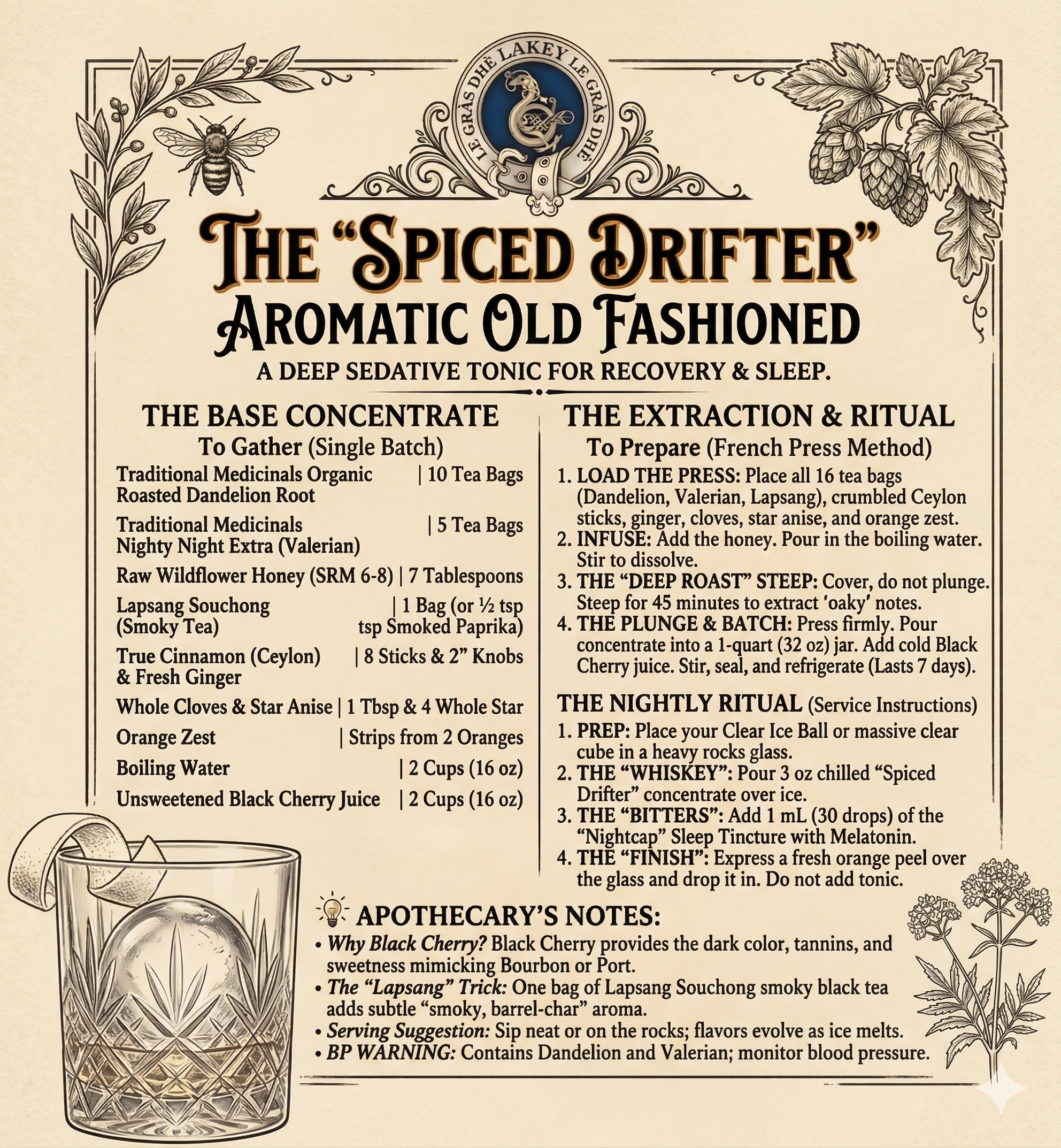 Auld Fashioned zero-alcohol botanical bottle